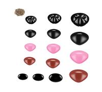 QUXVUIS Nez de sécurité Uniques pour la création de poupées et Autres Jouets en Peluche. Ces Nez sont fiables et Robustes, résistants à la déformation et à Casse.