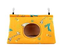 QUXVUIS Nichoir Suspendu en Forme de hamac avec Un lit Douillet et Confortable pour l'hiver, facilitant l'entrée et la Sortie des Oiseaux. Ce nichoir Sert également de Refuge
