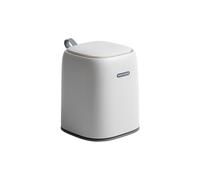 QUXVUIS Notre corbeille à papier élégante et moderne est parfaite pour n'importe quelle pièce de votre maison Facile à démonter Cylindre extérieur, blanc