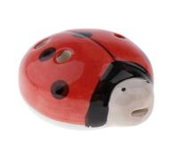 QUXVUIS Ocarina en céramique, instrument de musique en porcelaine à 6 trous, cuit au four, indispensable pour tout amateur de musique. Collier pour enfant forme d'alto.