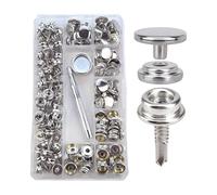 QUXVUIS Outils de fixation polyvalents pour bâches de bateau en toile, avec boutons-pression en cuivre, pour meubles et tissus d'ameublement.