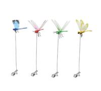 QUXVUIS Pack de 8, pinces à chapeau libellule et durables, à la mode et polyvalentes, utilisées pour le jardin, cerfs et chevaux, peuvent être utilisées dans le jardin,