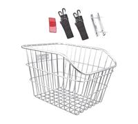 QUXVUIS Panier arrière élégant pour vélo, unisexe, offrant une solution de rangement multifonctionnelle et une construction robuste en fer. Panier de rangement universel pour