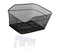 QUXVUIS Panier de rangement arrière robuste pour vélo, offrant une grande capacité et une structure métallique résistante. Convient Pour aux vélos adultes.