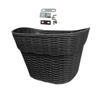 QUXVUIS Panier de vélo avec crochets, résistant et de grande capacité, idéal pour faire ses courses. Facile à installer pour chaque sortie. Panier suspendu amovible pour