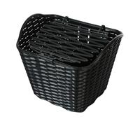 QUXVUIS Panier de vélo en filet, pratique pour les courses, léger et résistant, utilisable à l'avant et à l'arrière. Convient également pour, Noir, 34 x 27 x 27 cm