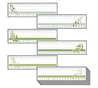 QUXVUIS Papier avec bordures autocollantes, ensemble d'autocollants pour bulletin créatif - Décoration de bordure pour tableau noir, tapez+4