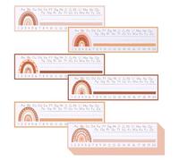 QUXVUIS Papier avec bordures autocollantes, ensemble d'autocollants pour bulletin créatif - Décoration de bordure pour tableau noir, tapez+2