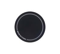 QUXVUIS Patchs de sourdine pour peaux de grosse caisse, autocollants de, amélioration du son, installation facile pour un son plus riche et texturé, Pédale simple noire