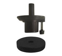 QUXVUIS Patins en feutre pour pied de cymbale charleston, manchon de cymbale, compact, facile à installer, support robuste et solide, petits et élégants, accessoires