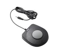 QUXVUIS Pédale de batterie électronique, pédale de sustain pour clavier piano électrique, légère et compacte pour un transport facile et utilisable même pendant le jeu, Noir, 3.5 Interface simple