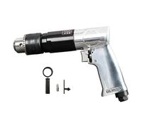 QUXVUIS Perceuse pneumatique réversible à boîtier métallique, robuste et durable pour la réparation de machines. Déplacement fluide et Pour bonne dissipation de la chaleur. Perceuse réversible à