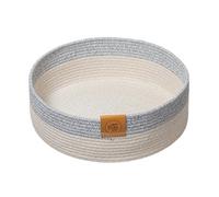 QUXVUIS Petit lit pour Chat tissé Chaton Panier Confortable gratter Tapis Rond Tissu Chat radiateur Lits pour Grands Chats Chat Panier lit, Un, 40 cm
