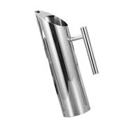 QUXVUIS Pichet à eau avec poignée Résistant à la glace Pot de boisson de grande capacité Jus Conteneurs vin Bar Restaurant Accessoires, argent, L