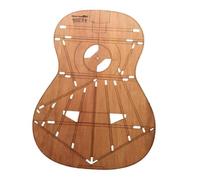 QUXVUIS Pièce de corps de guitare classique à faire soi-même, innovante, utilisant des pièces de rechange et un gabarit de 39 pouces pour améliorer la fabrication