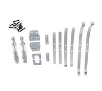 QUXVUIS Pièces de rechange en métal pour crawler radiocommandé à l'échelle 1:12 (modification à faire soi-même,), argenté, quarante-cinq mille six cent soixante-neuf