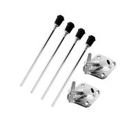 QUXVUIS Pieds de grosse caisse en métal professionnels offrant une stabilité et des performances inégalées Pour aux musiciens lors de concerts et répétitions. Accessoires