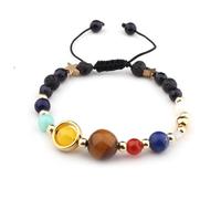QUXVUIS Pierre naturelle systèmes solaires Bracelet hommes femmes à la main réglable remplacement décoratif facile assorti Bracelet ornement, Tapez 3