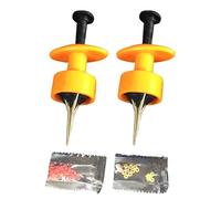 QUXVUIS Pince à appâts pour vers de Vase Vivants, Chargeur d'appâts, Outil de pêche avec élastiques, pour des Aventures de pêche efficaces et agréables. Accessoires de