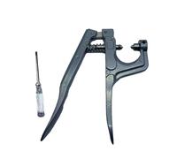 QUXVUIS Pince à Raquettes de Badminton en métal avec Serrage Robuste pour Une Pose d'œillets et Un Cordage efficaces. Outils de Cordage et Fournitures Professionnelles pour Le
