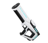 QUXVUIS Pistolet à Eau électrique pour Enfants-Pistolet à Eau électrique étanche et Fort rendement Pistolet Automatique Puissant Jouets Jouets, Blanc