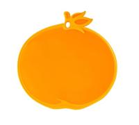 QUXVUIS Planche à découper créative pour la cuisine, polyvalente, idéale pour découper fruits, légumes et viandes. Tapis de découpe original en forme de fruits, Orange