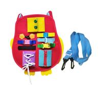 QUXVUIS Planche sensorielle occupée pour Tout-Petits, avec Jouets pour Les Tout-Petits, pour développer la motricité Fine et Les compétences de Vie, activités préscolaires, Jouets de Voyage pour