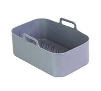 QUXVUIS Plaque de friture Plateau de cuisson Revêtement en silicone Antiadhésif Taille compacte Accessoires ménagers BBQ lisse et durable Gadget cuisine, Gris