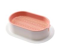 QUXVUIS Plateau de Germination d'herbe de Chat à Large Application, sûr et Non Toxique, Facile à ABS, boîte hydroponique d'herbe Chat, jardinière d'herbe, Rose argenté