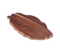 QUXVUIS Plateau de service à desserts en bois de forme unique, idéal pour les fruits, les sushis et autres gourmandises. Accessoire table pour le petit-déjeuner et la cuisine.