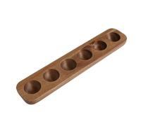 QUXVUIS Plateau de stockage d'œufs Durable, bord rond en bois Non toxique, fentes multiples, large Application, boîte de stockage d'œufs, plateau en bois, type 1