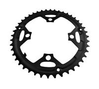 QUXVUIS Plateau de vélo 44 Dents, résistant pour aux Hautes températures et à la Pression, léger, Compatible avec Les pédaliers BMX (entraxe 104 mm).