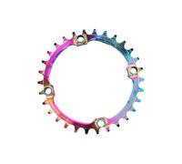 QUXVUIS Plateau Simple de vélo 104 mm BCD, pièces de Rechange pour Plateau Rond en Alliage d'aluminium Haute Performance et Longue durée, 30T