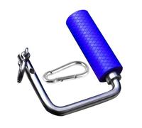 QUXVUIS Poignée d'exercice de bras de fer en forme de L, idéale pour renforcer les poignets et les doigts. Utilisée par les sportifs confirmés, cette poignée d'entraînement, Bleu, 5 cm de diamètre