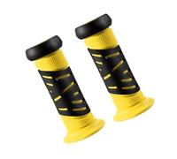 QUXVUIS Poignées de guidon ergonomiques pour vélo, skateboard et trottinette : durables, souples, antidérapantes et confortables. Compatibles avec les vélos, skateboards et, Jaune, 9.5 x 4 cm