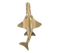 QUXVUIS Poisson-scie géant Vintage, Sculpture Miniature décorative, Artisanat Unique, Design créatif. Notre Poisson-scie géant en métal est Une création Unique Qui ne manquera Pas d'attirer