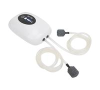 QUXVUIS Pompe à oxygène intermittente Intelligente pour Aquarium, pour économie d'énergie, Rechargeable par USB, Chargement Pratique pour Poissons d'aquarium