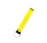 QUXVUIS Porte-clés Conception réfléchie Bracelet rechargeable Porte-bouteille Couleurs vives Portable Différents styles Porte-désinfectant, Jaune paille, YS