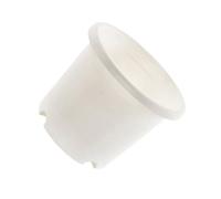 QUXVUIS Pot de contrôle des racines en plastique Rose succulente jardin pépinière planteur trous de Drainage extérieur jardinage décoration la maison, 175mm/blanc, 1.5L