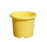 QUXVUIS Pot de contrôle des racines en plastique Rose succulente jardin pépinière planteur trous de Drainage extérieur jardinage décoration la maison, 175mm/jaune, 1.5L