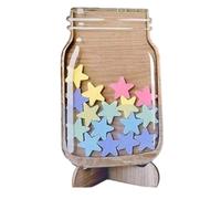 QUXVUIS Pot de récompense Non Toxique et inodore avec étoiles - Encourage Un comportement Positif. Tableaux de récompense Non Pointus pour Le comportement des Enfants, tapez 3