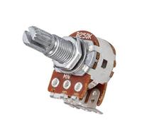 QUXVUIS Potentiomètre de balance/mélange optimisé Dual Deck B250K : performances constantes pour les besoins de contrôle des guitares électriques. Potentiomètre balance/mélange Dual Deck B250K pour