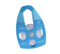 QUXVUIS Poulie fiable pour accessoires de corde de 16 mm, poulie simple d'attelage, levage polyvalente, équipement gréement, fixe, robuste et portable pour sports plein air