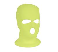 QUXVUIS Pour Masque de Ski artisanal exquis, s'adapte à Pour tous et ne perd pas ses poils, Pour masque facial complet en fibres acryliques, tactique, casquette d'hiver, de moto, jaune