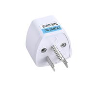 QUXVUIS Prise Voyage sûr Voyages Pratiques Prise Durable Facile pour Adaptateur de Voyage Universel Universelle et, américaine (Trois Broches)