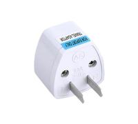 QUXVUIS Prise Voyage sûr Voyages Pratiques Prise Durable Facile pour Adaptateur de Voyage Universel Universelle et, américaine (Deux Broches)