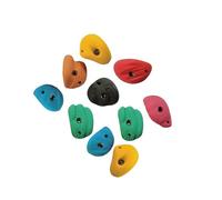 QUXVUIS Prises d'escalade pour Mur d'escalade - Grips en résine texturée Haute résistance - Solutions d'entraînement ludiques - Kit d'escalade pour, sans vis à Clou arrière, 9 cm à 13 cm