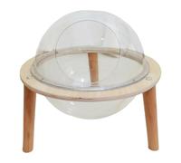 QUXVUIS Profitez d'un hamac pour Chat Unique en Son Genre, offrant Un nid Douillet spacieux et Une Structure en Bois Robuste. Ce Refuge sûr et Confortable Permet à Votre Chat de Vous Observer à Tout