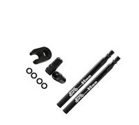 QUXVUIS Prolongateur de Valve pour VTT 60 mm/80 mm et,2 pièces Noir,80mm