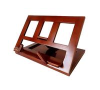 QUXVUIS Pupitre pour clavier électronique professionnel, portable et léger, facile à transporter, idéal pour une utilisation intérieure et extérieure. Porte-partitions, café, 33.5 x 23.5 x 2. cm